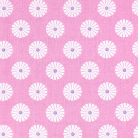 Fabric Gutermann X Birch Summer Loft Daisy 110cm X 10Mt 100% Co Rose Pink-660