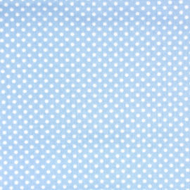 Fabric Gutermann X Birch Summer Loft Pindot 110cm X 10Mt 100% Co Dusty Blue-75