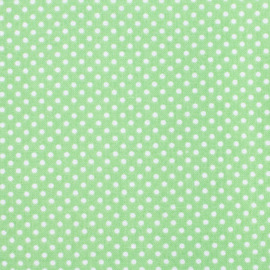 Fabric Gutermann X Birch Summer Loft Pindot 110cm X 10Mt 100% Co Soft Green-152