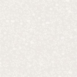 Quilt Backing - Flutter Quilt Backing Fabric - 280 Width Printed - White