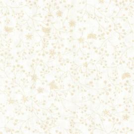 Quilt Backing - Flutter Quilt Backing Fabric - 280 Width Printed - Cream