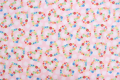 Riley Blake Printed Cotton - Flower Patch Pink 112cm
