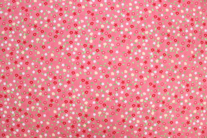 Riley Blake Printed Cotton - Allover Floral Pink 112cm