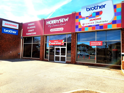 Hobbysew Adelaide Store Button